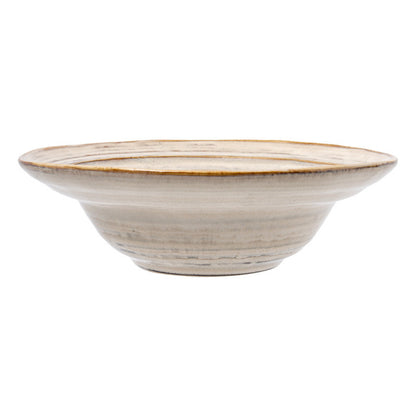 Retro-style handmade straw hat bowl