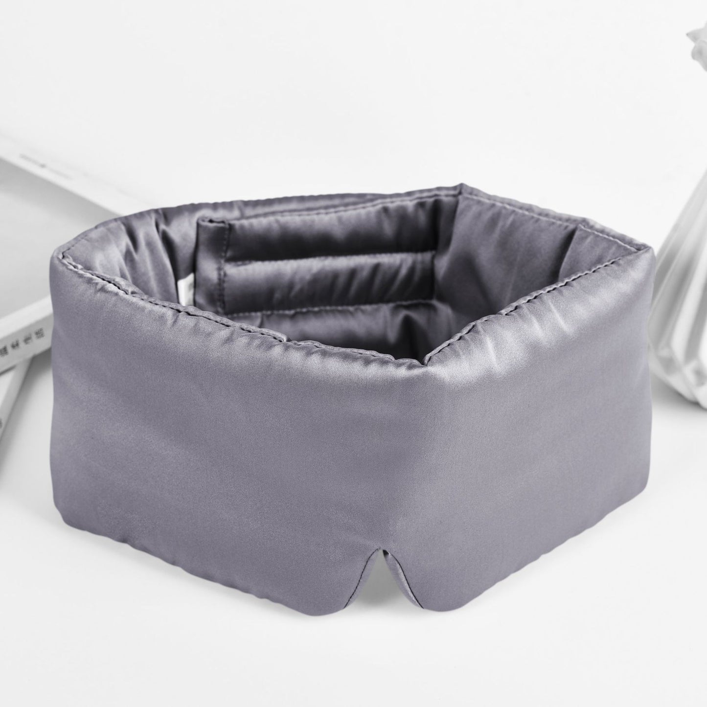 Silk Sleep Mask - Face-Hugging, Padded Cocoon for Luxury Sleep in Total Darkness - 100% Pure Mulberry Silk