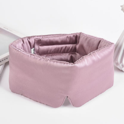 Silk Sleep Mask - Face-Hugging, Padded Cocoon for Luxury Sleep in Total Darkness - 100% Pure Mulberry Silk