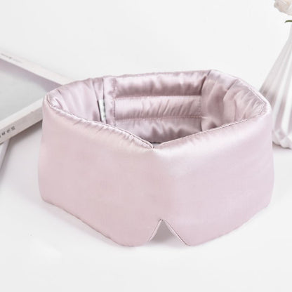 Silk Sleep Mask - Face-Hugging, Padded Cocoon for Luxury Sleep in Total Darkness - 100% Pure Mulberry Silk