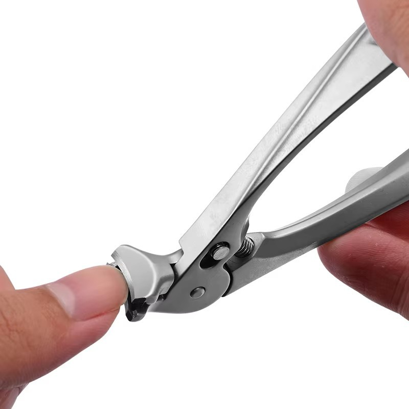 🥳2026 HOT SALE💅Stainless Steel Nail Clipper with Curved Precision Blades – Effortless for Thick Nails & Seniors! ✂️✨